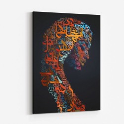 Lady Calligraphy 4 Wall Art