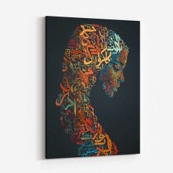 Lady Calligraphy 5 Wall Art