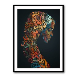 Lady Calligraphy 5 Wall Art