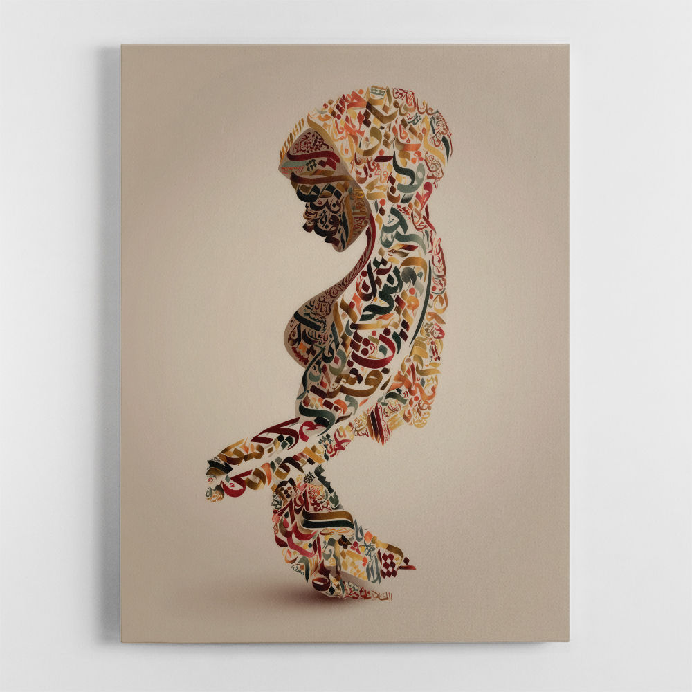 Lady Calligraphy 6 Wall Art Lady Calligraphy 6 Wall Art