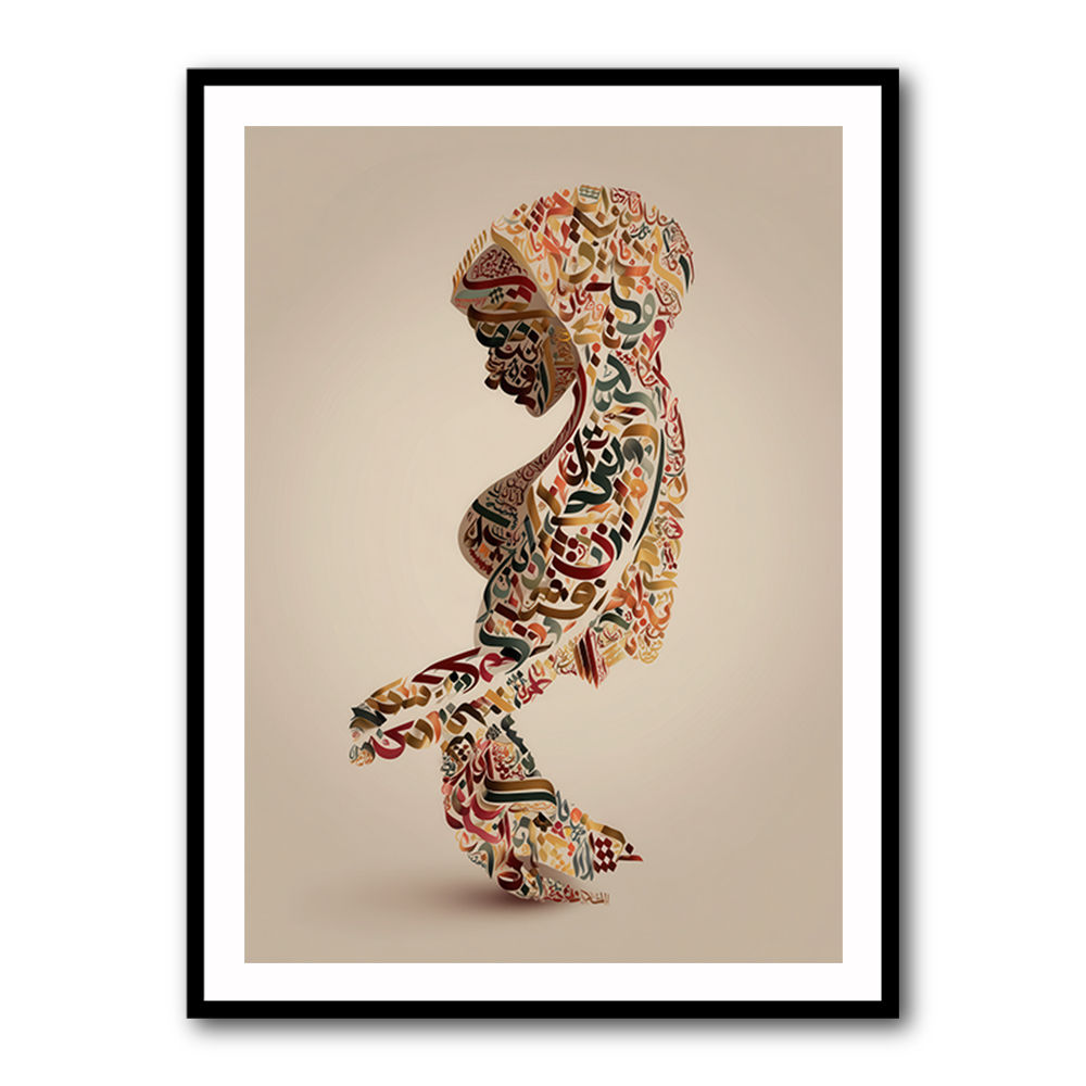 Lady Calligraphy 6 Wall Art Lady Calligraphy 6 Wall Art