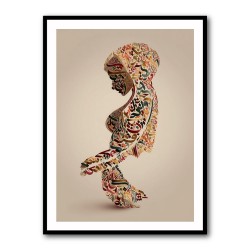 Lady Calligraphy 6 Wall Art