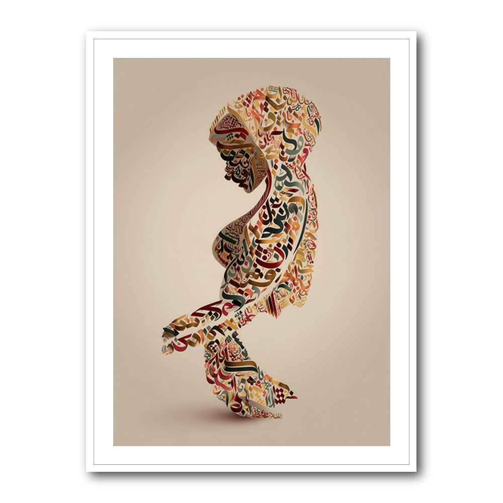 Lady Calligraphy 6 Wall Art Lady Calligraphy 6 Wall Art