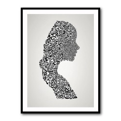 Lady Calligraphy 7 Wall Art