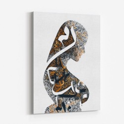Lady Calligraphy 8 Wall Art