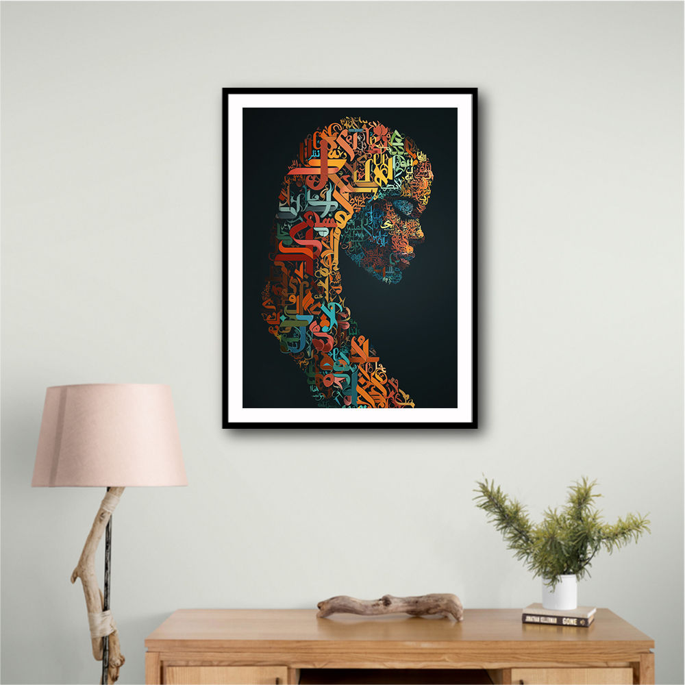 Lady Calligraphy 9 Wall Art Lady Calligraphy 9 Wall Art