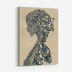Lady Calligraphy 10 Wall Art