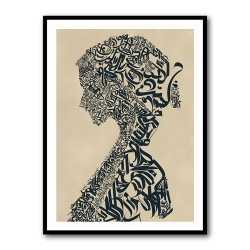 Lady Calligraphy 10 Wall Art
