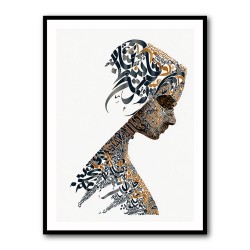 Lady Calligraphy 12 Wall Art