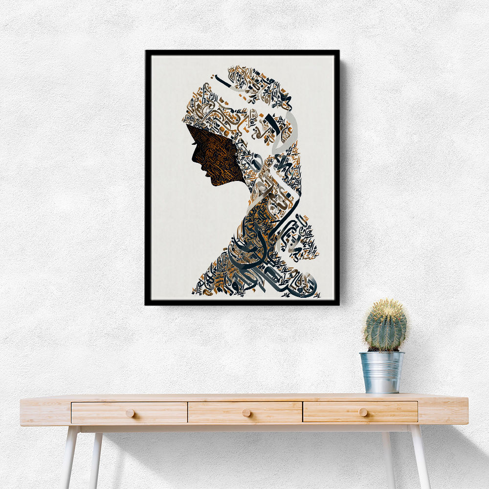 Lady Calligraphy 16 Wall Art Lady Calligraphy 16 Wall Art