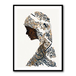 Lady Calligraphy 16 Wall Art