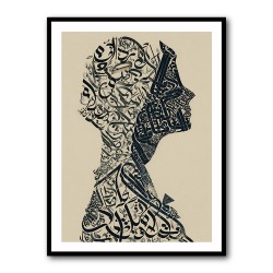Lady Calligraphy 17 Wall Art