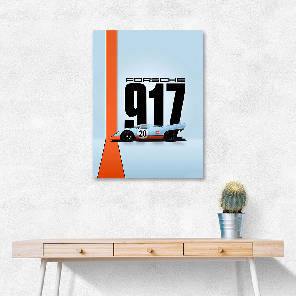 Porsche 917 Gulf Oil Race Car