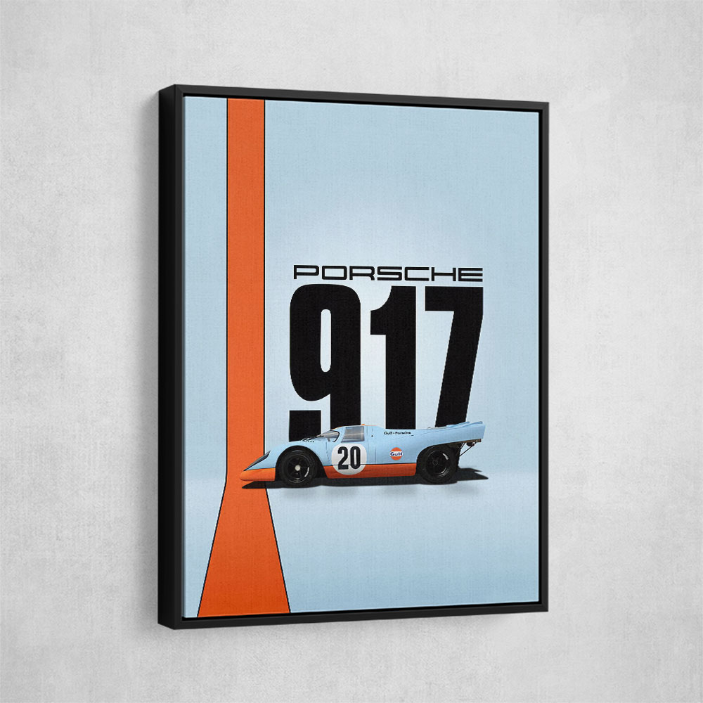 Porsche 917 Gulf Oil Race Car