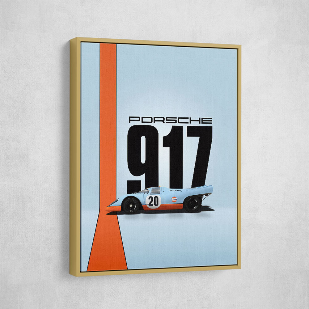 Porsche 917 Gulf Oil Race Car