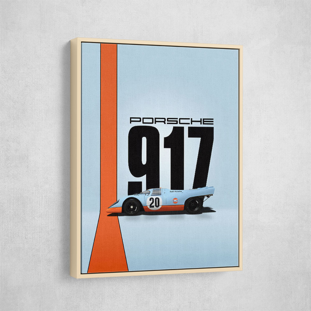 Porsche 917 Gulf Oil Race Car