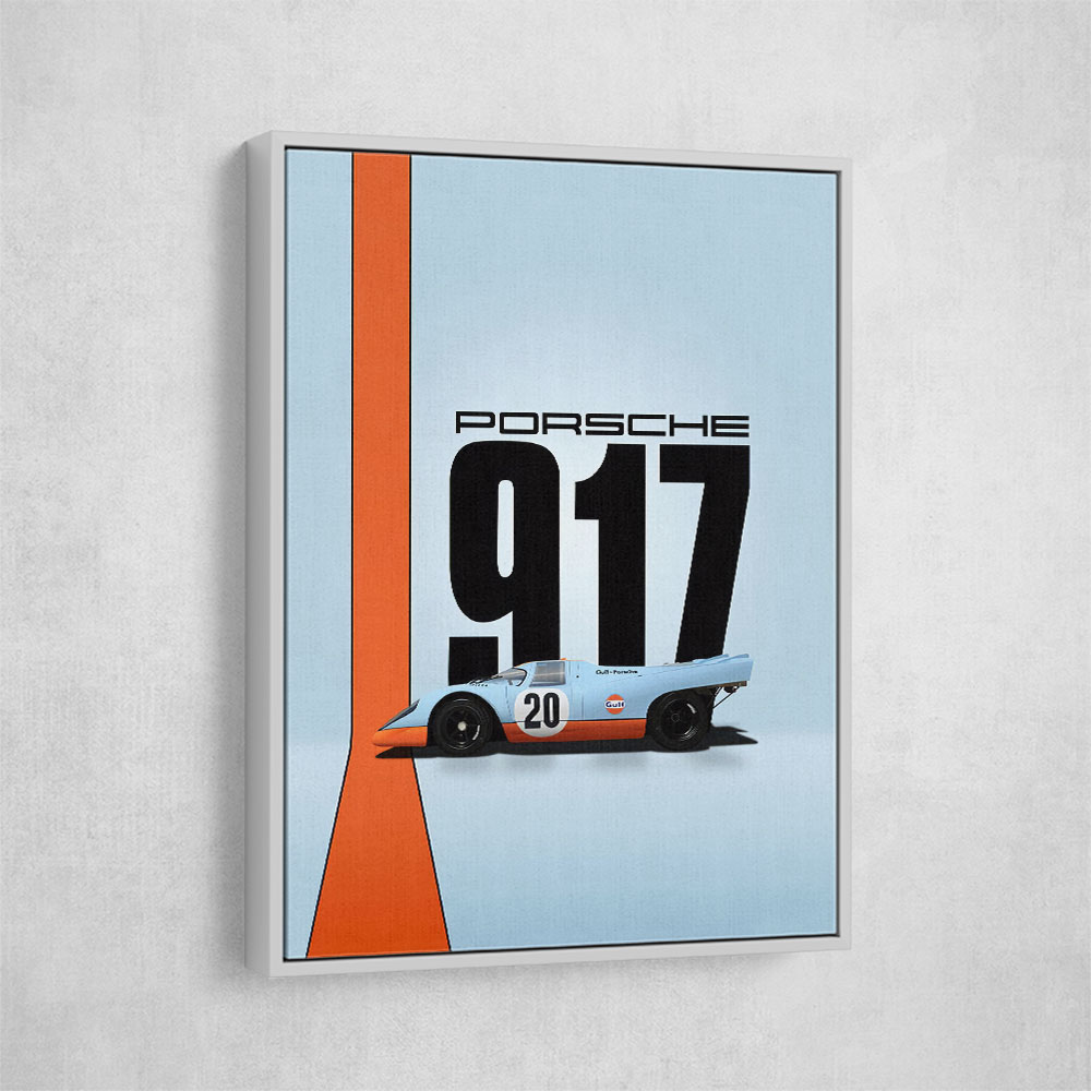 Porsche 917 Gulf Oil Race Car