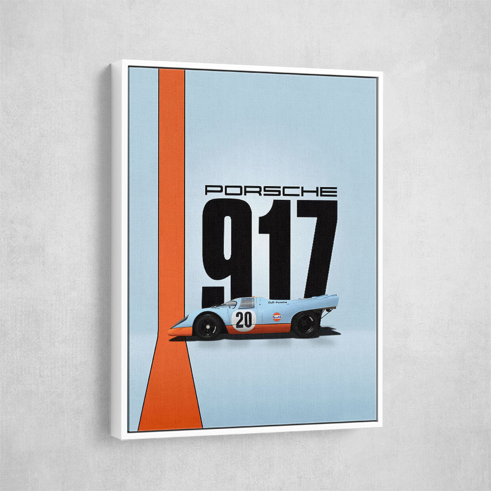 Porsche 917 Gulf Oil Race Car