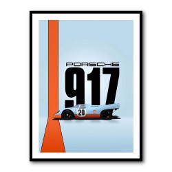 Porsche 917 Gulf Oil Race Car