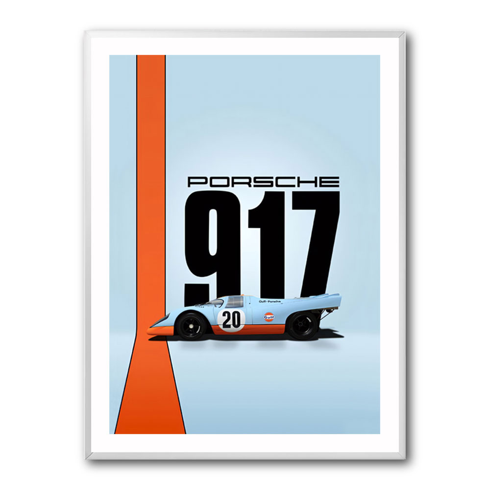 Porsche 917 Gulf Oil Race Car