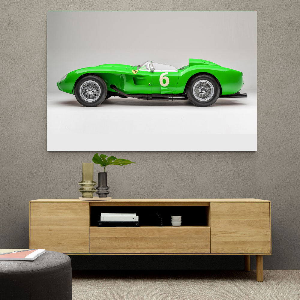 Ferrari 250 Testa Rossa in Lime Green