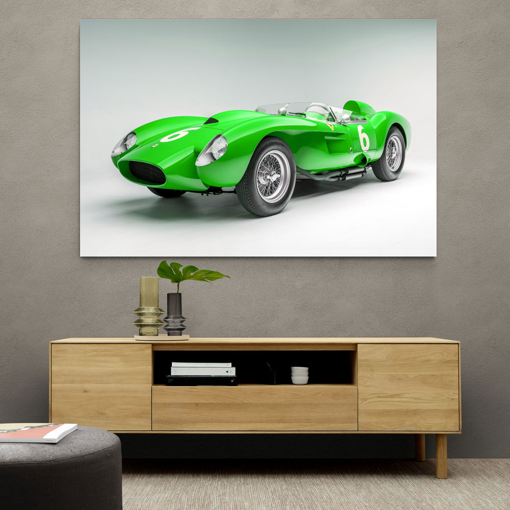 Ferrari 250 Testa Rossa in Lime Green