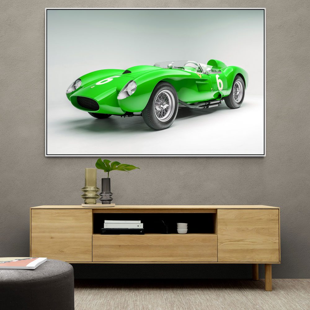 Ferrari 250 Testa Rossa in Lime Green