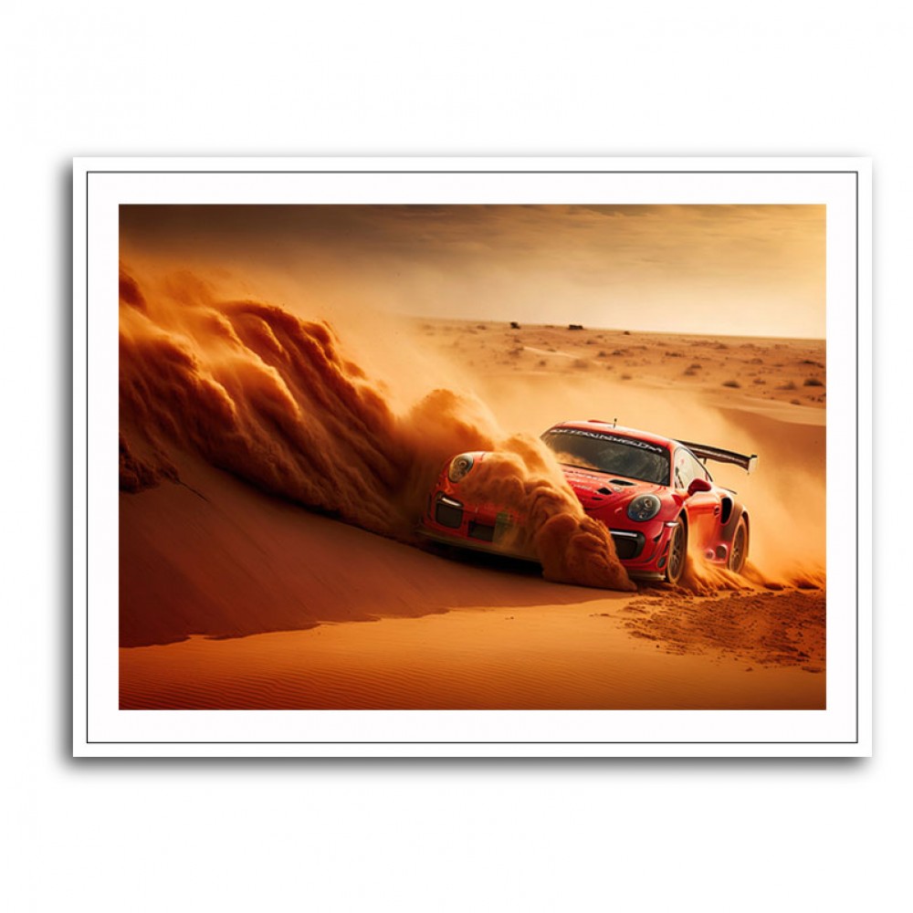 GT3 Desert Rally 2 Wall Art