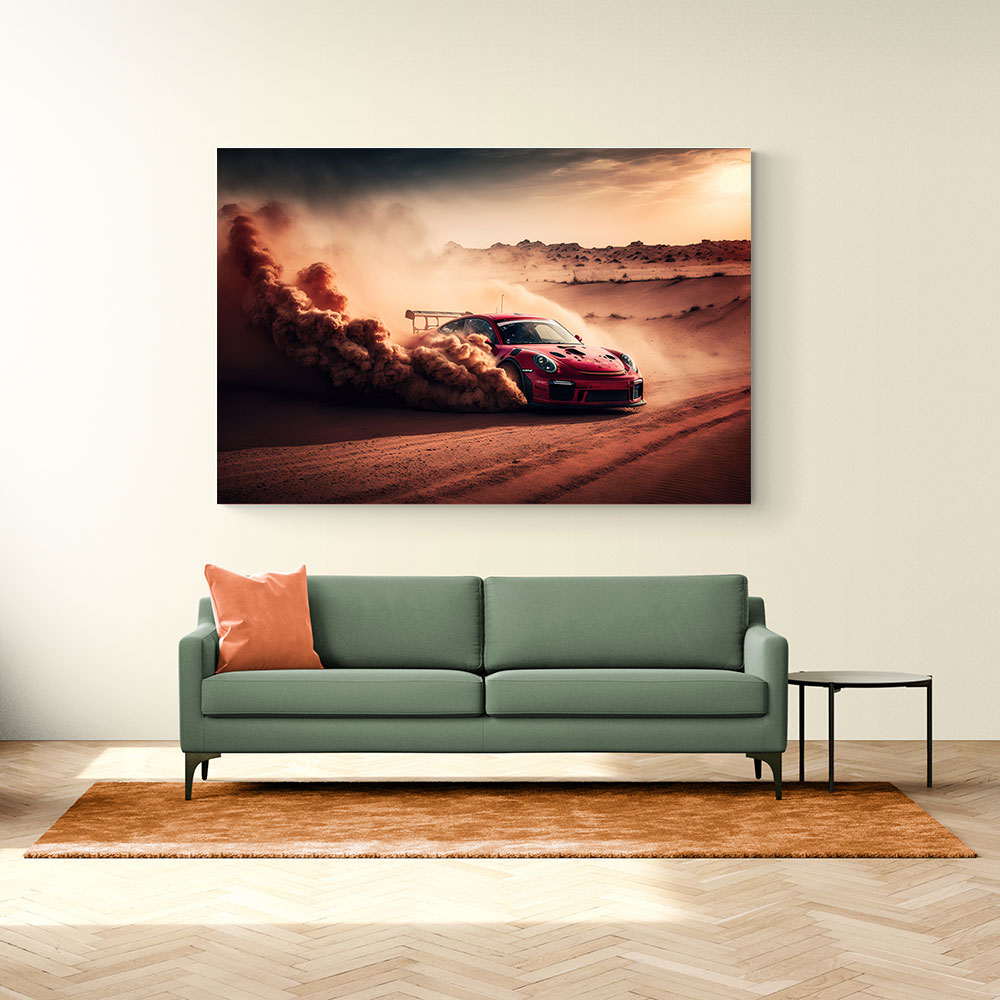 GT3 Desert Rally 3 Wall Art