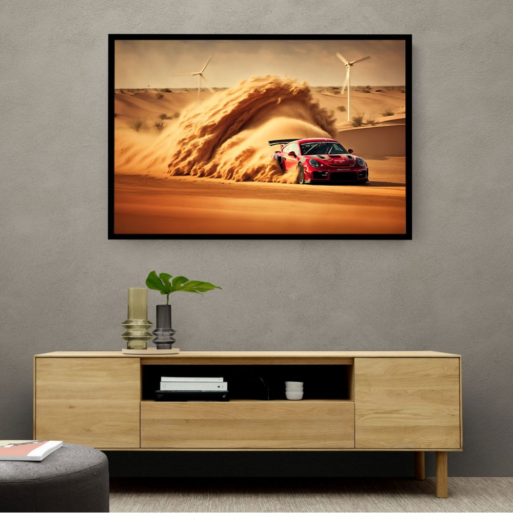 GT3 Desert Rally 4 Wall Art
