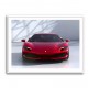 Ferrari 296 Red Wall Art