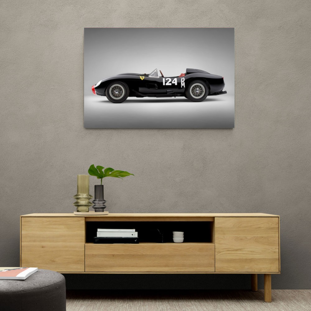 Ferrari 250 TR in Black 2 Wall Art