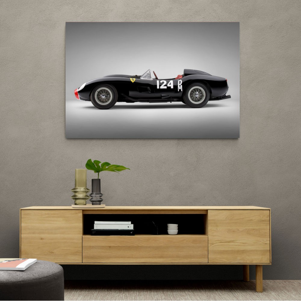 Ferrari 250 TR in Black 2 Wall Art