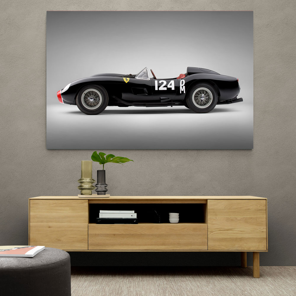Ferrari 250 TR in Black 2 Wall Art