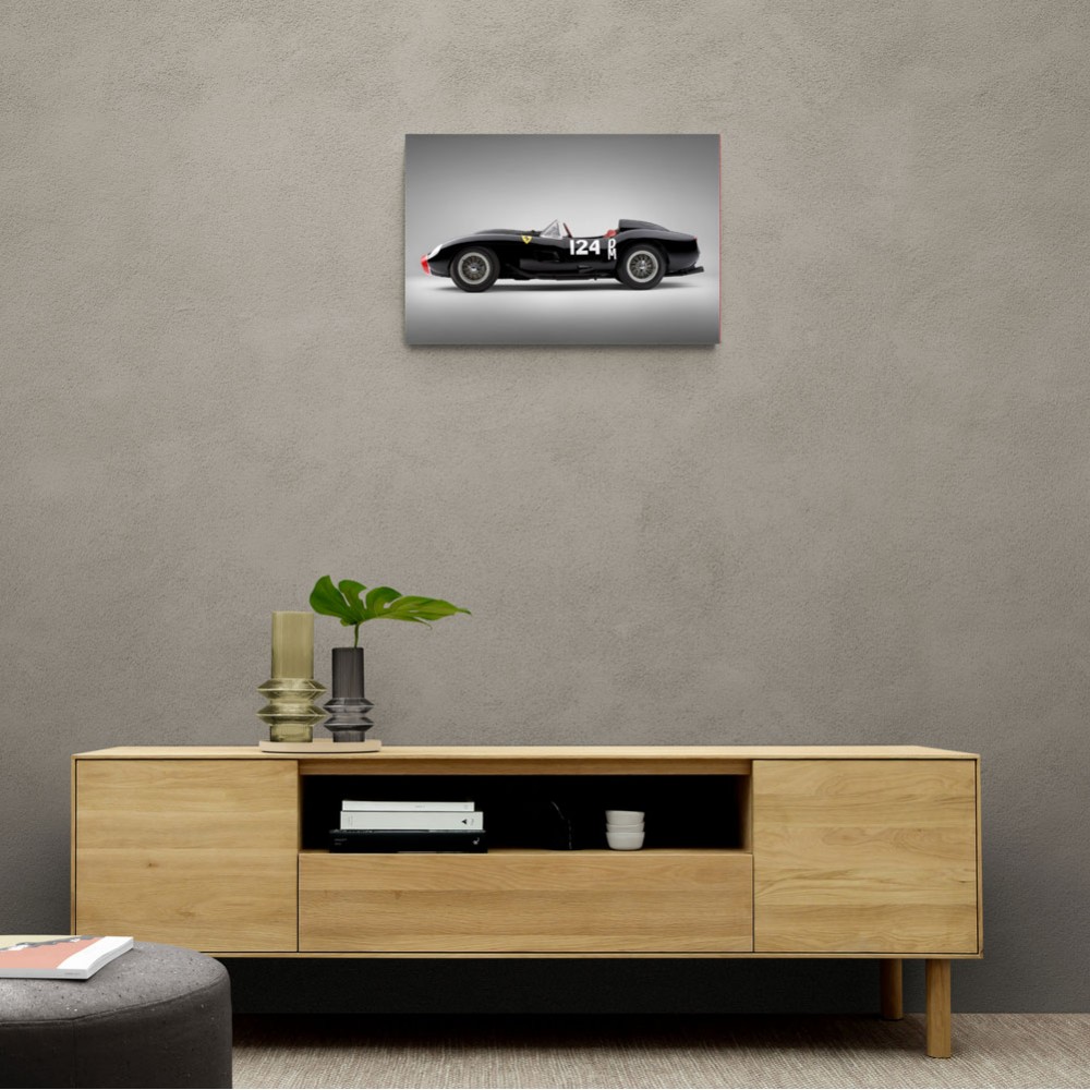 Ferrari 250 TR in Black 2 Wall Art