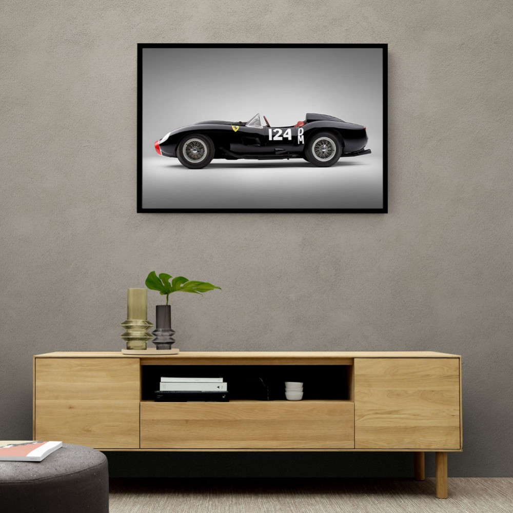 Ferrari 250 TR in Black 2 Wall Art