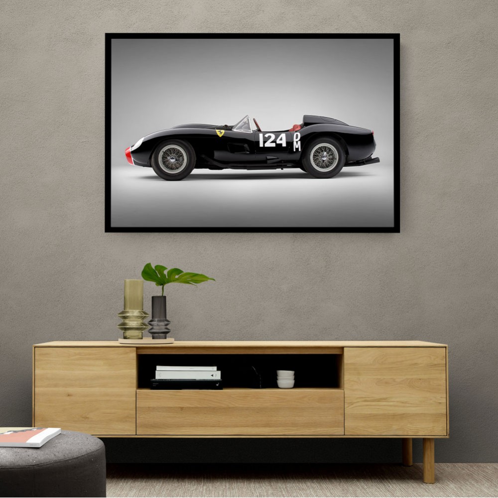 Ferrari 250 TR in Black 2 Wall Art