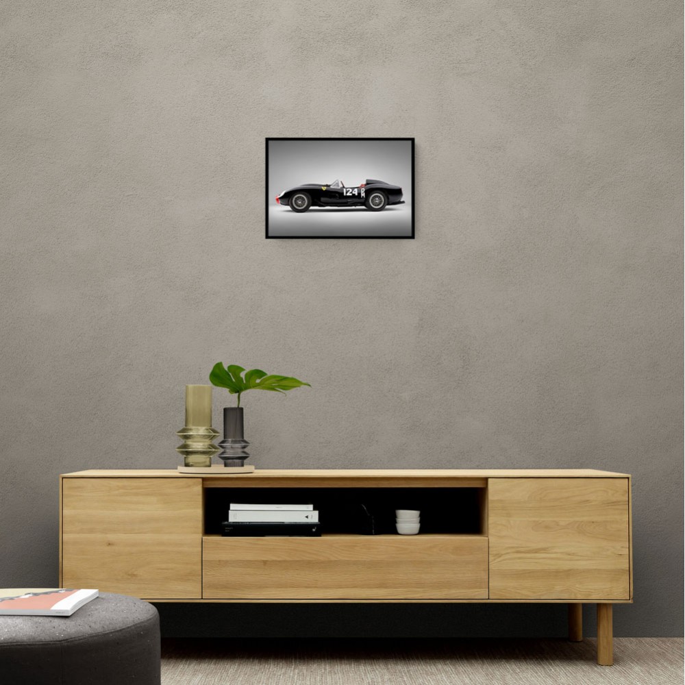 Ferrari 250 TR in Black 2 Wall Art