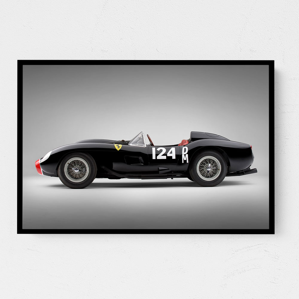 Ferrari 250 TR in Black 2 Wall Art