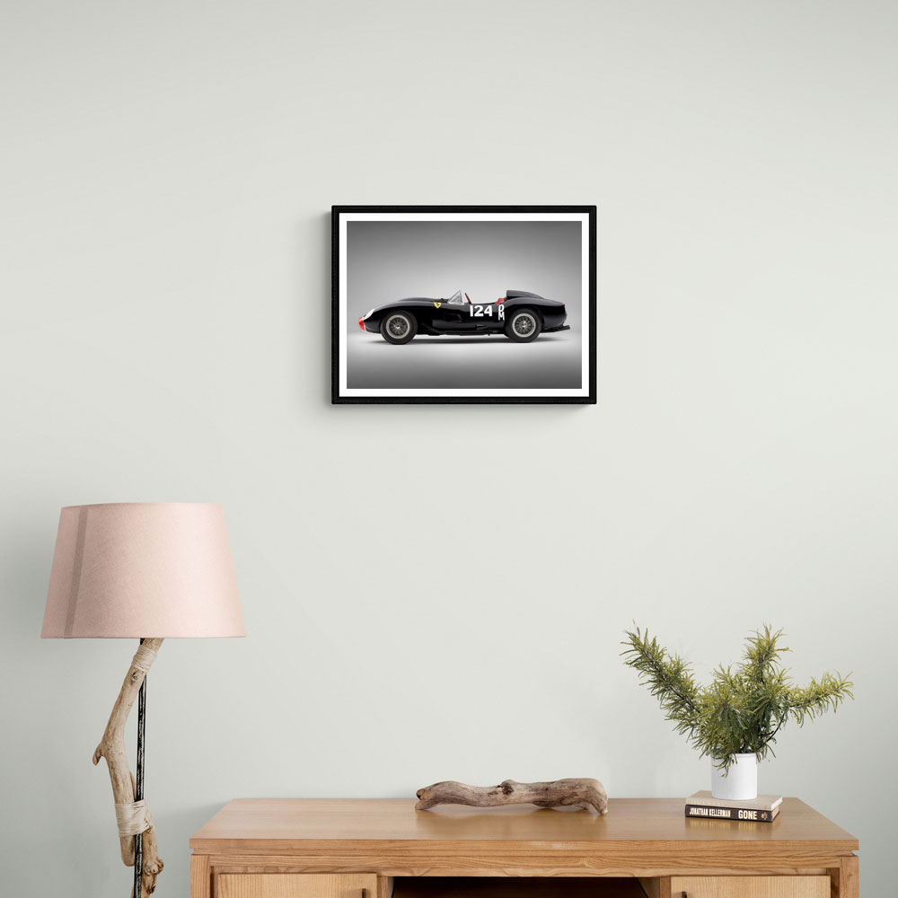 Ferrari 250 TR in Black 2 Wall Art