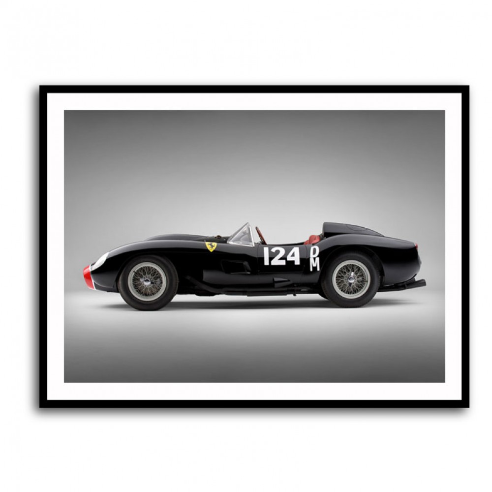 Ferrari 250 TR in Black 2 Wall Art