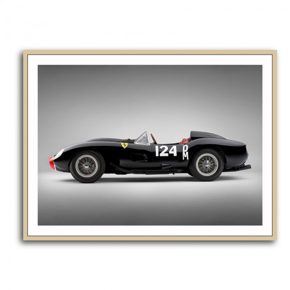 Ferrari 250 TR in Black 2 Wall Art