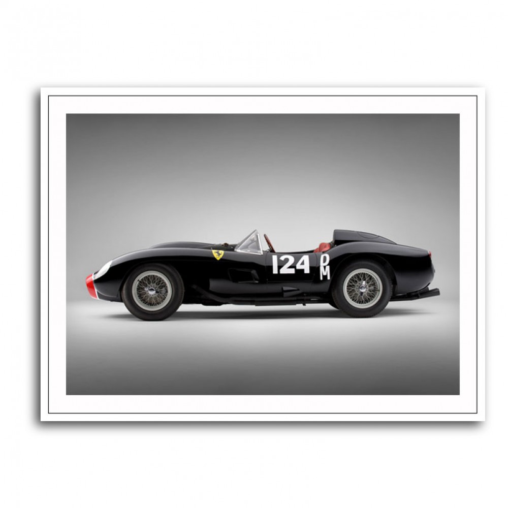 Ferrari 250 TR in Black 2 Wall Art