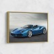 Ferrari 488 Spider in Blue Wall Art