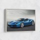 Ferrari 488 Spider in Blue Wall Art