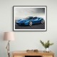 Ferrari 488 Spider in Blue Wall Art