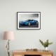 Ferrari 488 Spider in Blue Wall Art