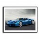 Ferrari 488 Spider in Blue Wall Art