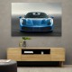 Ferrari 488 Spider - Blue Wall Art