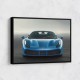 Ferrari 488 Spider - Blue Wall Art